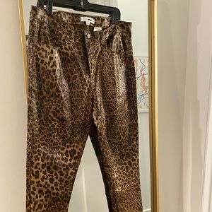 Leopard Skinny Jeans